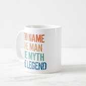 De persoonlijke naam  de Man Mengste Legend Koffiemok (Voorkant links)
