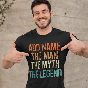 De persoonlijke naam  de Man Mengste Legend T-shirt