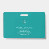 De persoonlijke Veiligheid van het Bedrijf van ide Badge (Back)