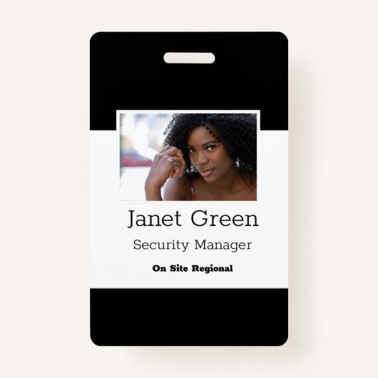 De persoonlijke Veiligheid van het Bedrijf van ide Badge (Voorkant)