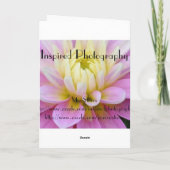 De perzik Echinacea bloeit Kaart (Achterkant)