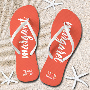 De Perzikant van de Bride van het team en Wit Gepe Teenslippers