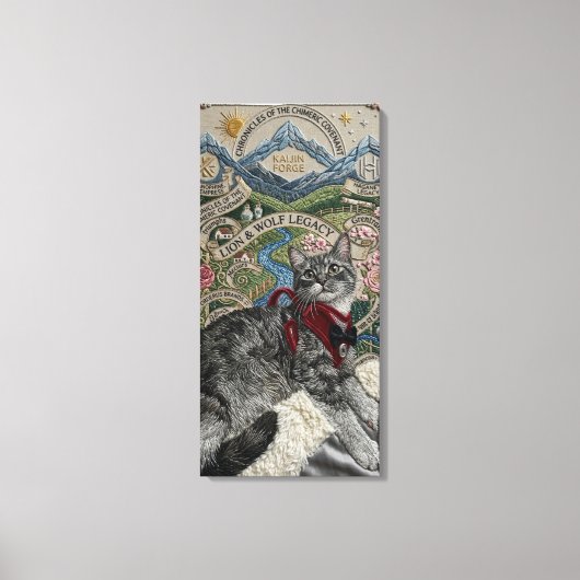 De Perzische kat Canvas Afdruk (Voorkant)