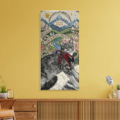 De Perzische kat Canvas Afdruk (Insitu (Woonkamer))