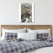 De Perzische kat Canvas Afdruk (Insitu (Slaapkamer))