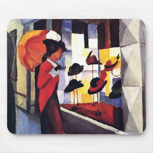 De pet winkel van August Macke Muismat (Voorkant)