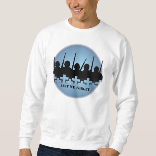 De peur que nous oubliions le sweatshirt d'hommage (Devant)