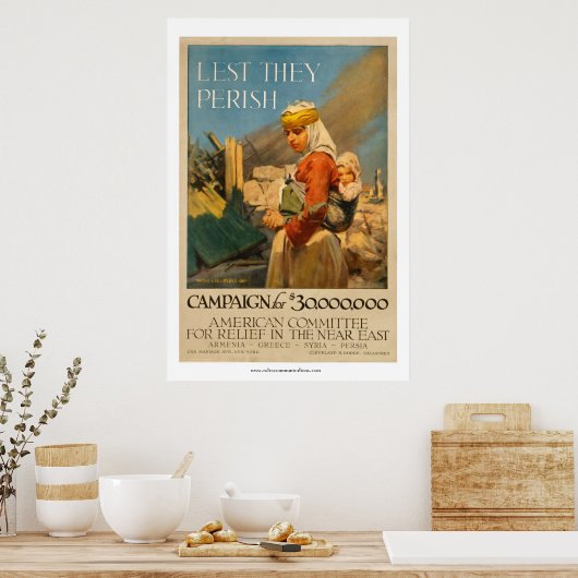 De peur qu'ils ne perdent - Affiche de secours pou (Cuisine)