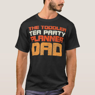 De Peuter Thee Party Planner Papa Retro Style Vint T-shirt