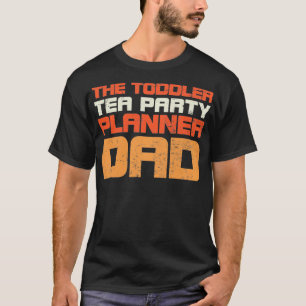 De Peuter Thee Party Planner Papa Retro Style Vint T-shirt