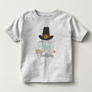 De peuter van de Eerste Thanksgiving van weinig Kinder Shirts