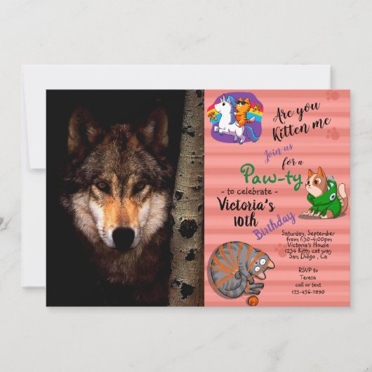 De Phantom Wolf Kaart (Voorkant)