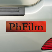 De PhFilm Bumpersticker (Op auto)