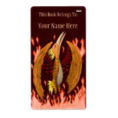 De Phoenix Bookplate Etiket (Voorkant)