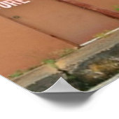 De Phoenix Oranje esthethetisch Poster (Hoek)