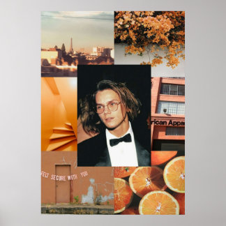 De Phoenix Oranje esthethetisch Poster
