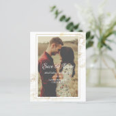 De PHOTO VAN de begroting bewaart de DATUM uitnodi (Staand voorkant)