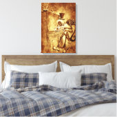 De pianist canvas afdruk (Insitu (Slaapkamer))