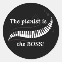 De pianist is de BOSS Stickers