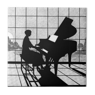 De pianist tegeltje