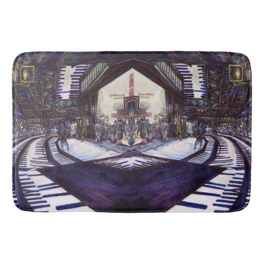 De piano stofzuigen badmat (Voorkant)