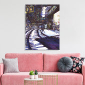 De piano stofzuigen canvas afdruk (Insitu (Woonkamer))
