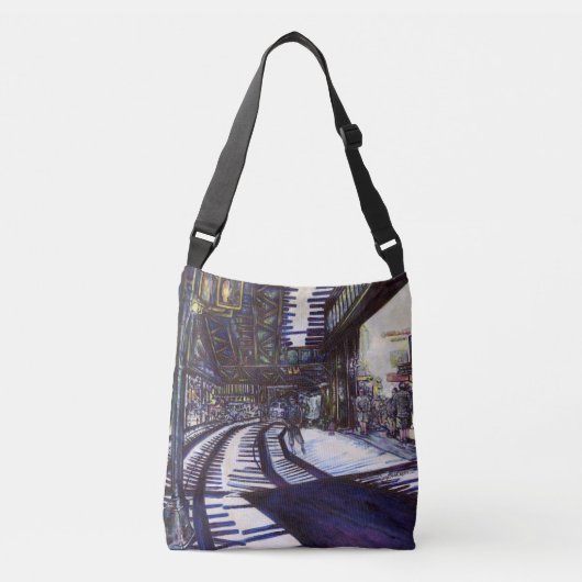 De piano stofzuigen crossbody tas (Voorkant)