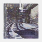 De piano stofzuigen glas ornament (Voorkant)