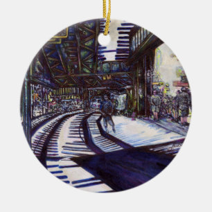 De piano stofzuigen keramisch ornament