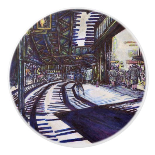 De piano stofzuigen keramische knop (Voorkant)