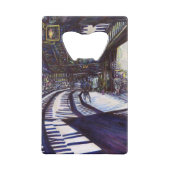 De piano stofzuigen kredietkaart flessenopener (Achterkant)