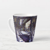 De piano stofzuigen latte mok (Linkerhoek)