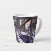 De piano stofzuigen latte mok (Rechterhoek)