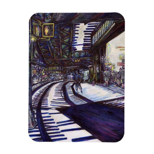 De piano stofzuigen magneet (Verticaal)