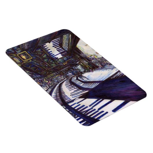 De piano stofzuigen magneet (Rechterzijde)