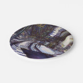 De piano stofzuigen papieren bordje (Gekanteld)