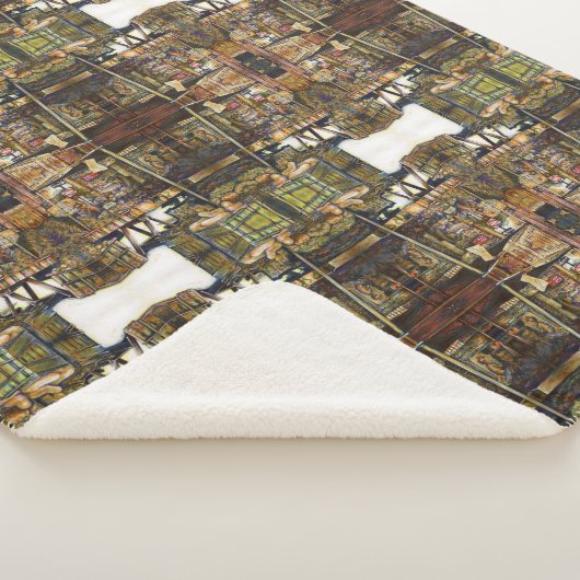 De piano stofzuigen sherpa deken (3/4)