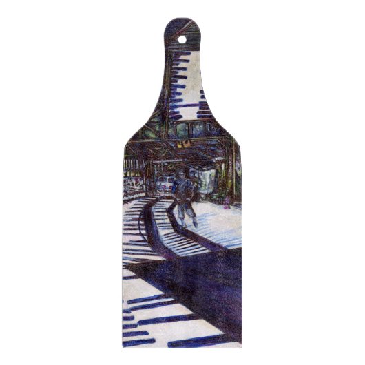 De piano stofzuigen snijplank (Voorkant)