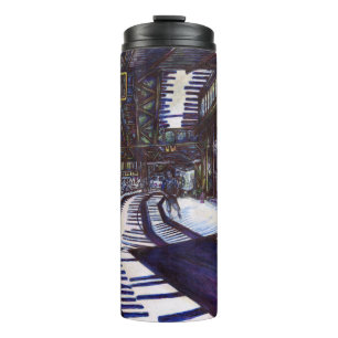 De piano stofzuigen thermosbeker