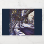 De piano stofzuigen voedselcontainer etiket (Enkel label)