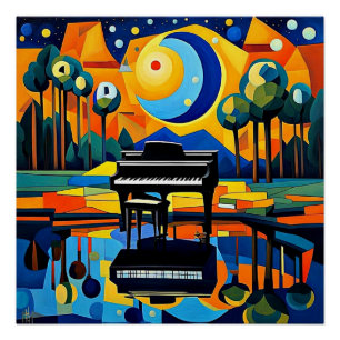 De piano wacht perfect poster