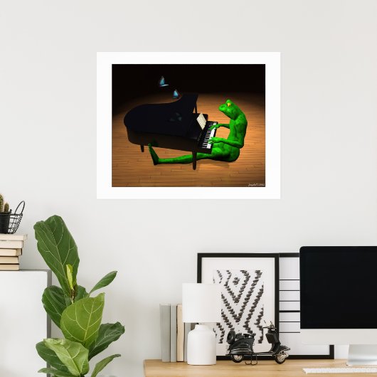 De pianospeler poster (Thuiskantoor)