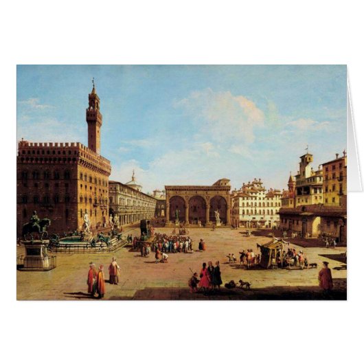 De Piazza della Signoria in Florence (Voorkant Horizontaal)