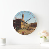 De Piazza della Signoria in Florence Grote Klok (Huis)