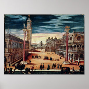 De Piazzetta di San Marco, Venetië Poster