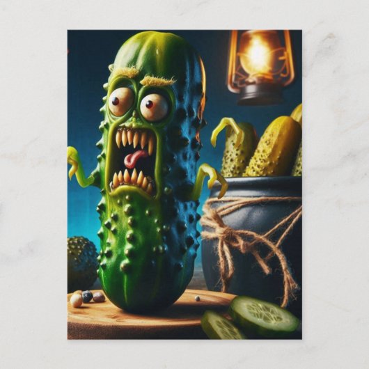 De Pickle Horror Briefkaart (Voorkant)