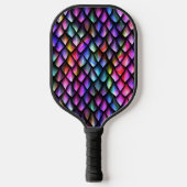 De Pickleball Raquette à bascule arc-en-ciel (Recto)