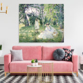 De picknick, 1903 canvas afdruk (Insitu (Woonkamer))