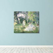 De picknick, 1903 canvas afdruk (Insitu (Houten vloer))