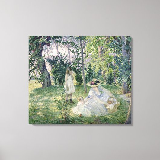 De picknick, 1903 canvas afdruk (Voorkant)